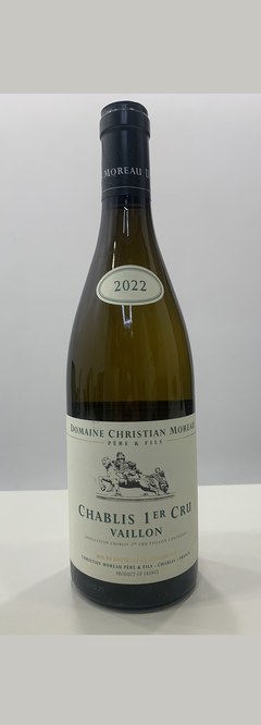 Garrafa do Christian Moreau Chablis 1er Cru Vaillons 2022